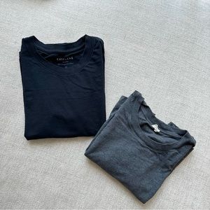 aritzia and everlane tee bundle